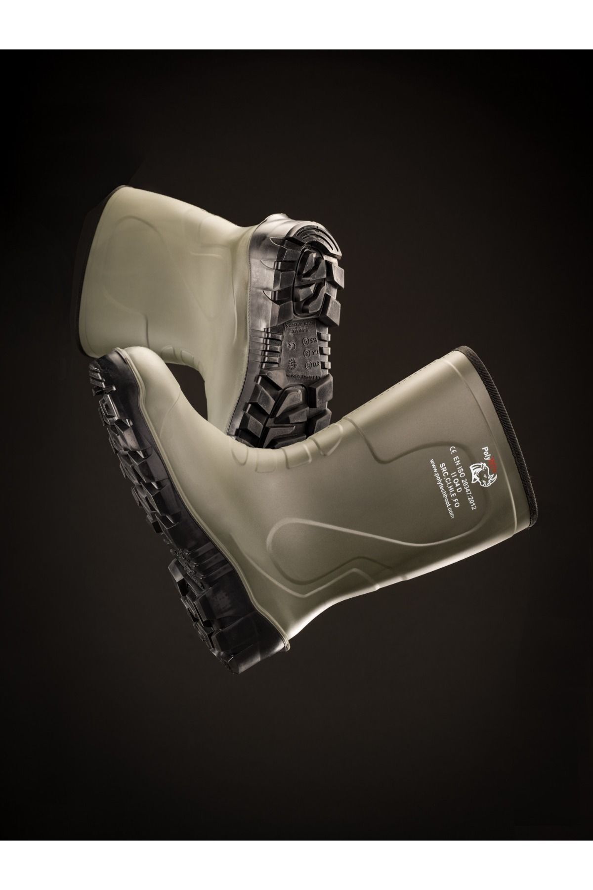 PolyTech Boot K31- Kısa Konç 31 Cm Mavi Poliüretan Çizme O4, Standart Koruma, Çelik Burunsuz - Image 7